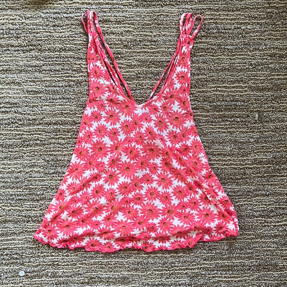 Forever 21 Flowered Tank Top